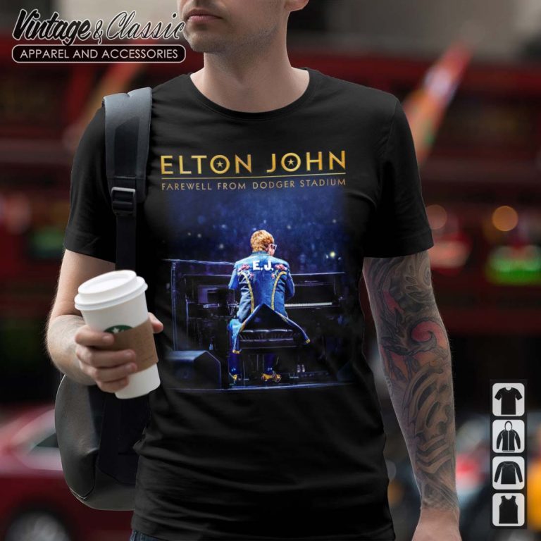 Elton John T Shirt Farewell Form Dodger Stadium Gift For Elton John