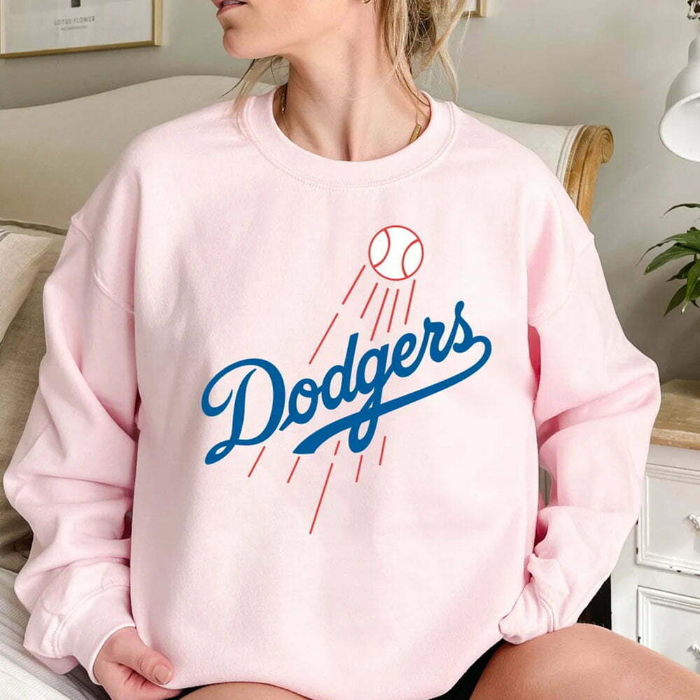 YoungLoveApparel Dodgers Crewneck Sweatshirt