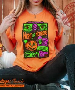 Vintage Halloween Costume - Night Of Horrors Shirt