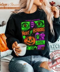 Vintage Halloween Costume - Night Of Horrors Shirt