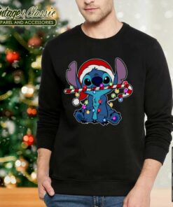 Disney Christmas Shirt Stitch Christmas Sweatshirtg