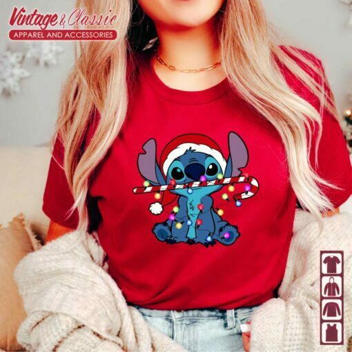 Disney Christmas Shirt, Stitch Christmas Shirts