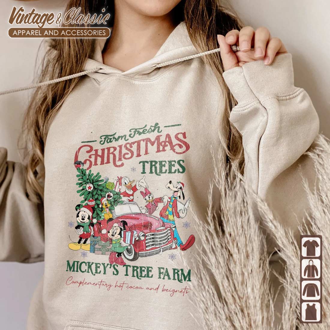 Monogrammed 'Farm Fresh Christmas Trees' Crewneck Sweatshirt