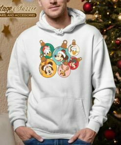 Disney Trip Mickey And Friend Christmas white Hoodie