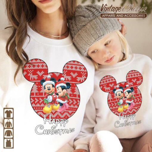 Mickey And Minnie Mouse Disney Christmas Shirt