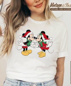 Mickey and Minnie Christmas Love T shirt