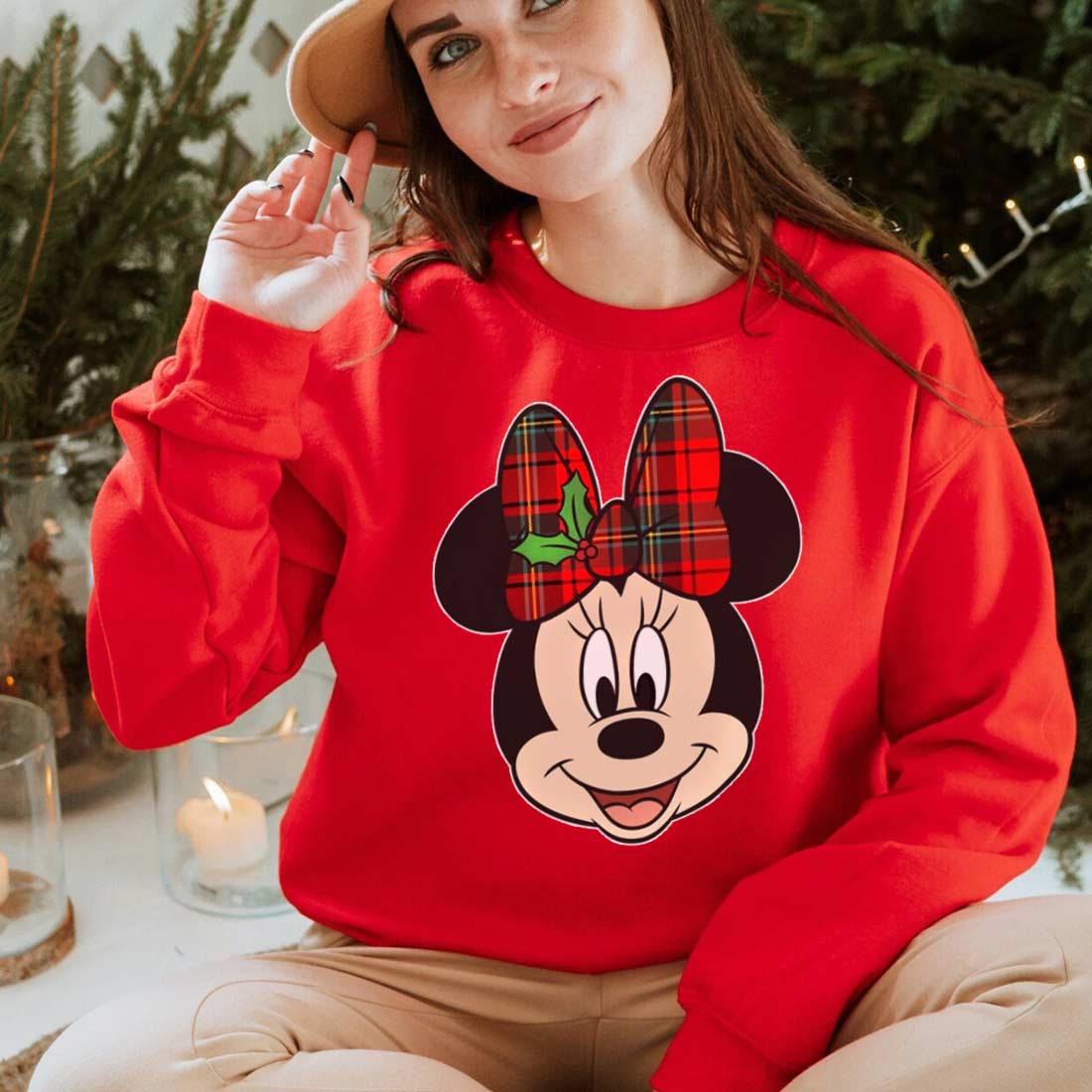 Minnie Mouse Bow Disney Christmas Shirt - Vintagenclassic Tee