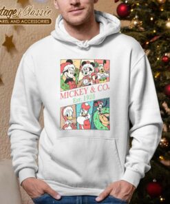 Mouse and Co Christmas EST 1928 Mickey and Friends Santa Christmas Hoodie