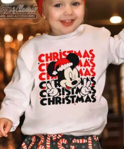 Santa Claus Mickey Funny Disney Christmas youth shirt