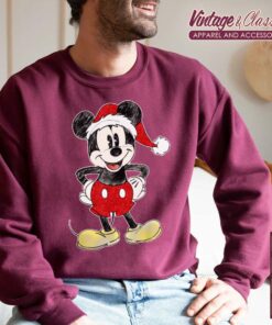 Santa Mickey Mouse Christmas Sweatshirt