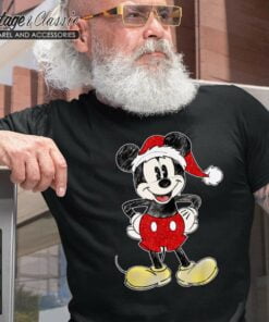 Santa Mickey Mouse Christmas T shirt