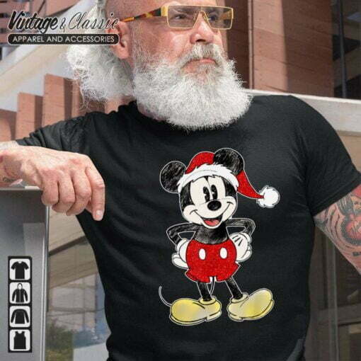 Santa Mickey Mouse Disney Christmas T-Shirt