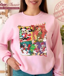 Vintage Disney Christmas Mickey And Friends Sweatshirt