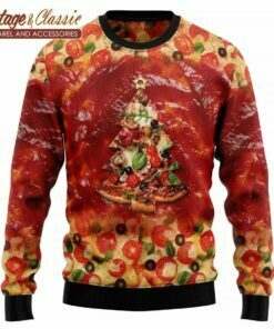 All I Want for Christmas is Pizza Ugly Christmas Sweater