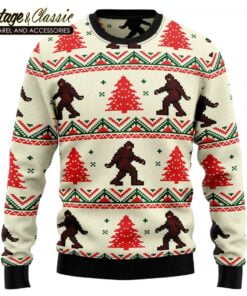 Amazing Bigfoot Ugly Christmas Sweater Xmas Sweater