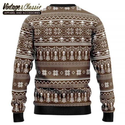 Awesome Sugar Skull Ugly Christmas Sweater, Xmas Sweatshirt