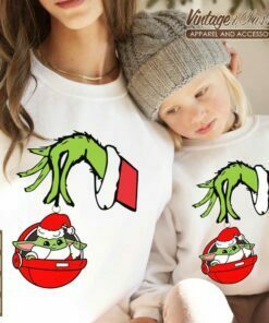 Baby Yoda And Grinch Christmas Shirt