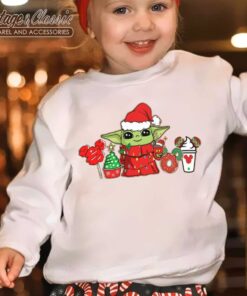Baby Yoda Christmas Shirt Disney Snack Youth Shirt