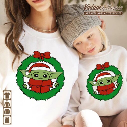 Baby Yoda Christmas Shirt, Star wars Christmas