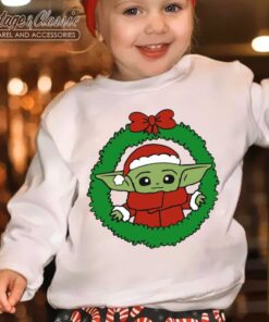 Baby Yoda Christmas Shirt Starwars Christmas Youth Shirt
