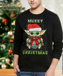 Baby Yoda Santa Christmas Star Wars Christmas Sweatshirt