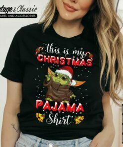 Baby Yoda This Is My Christmas Pajama TShirt