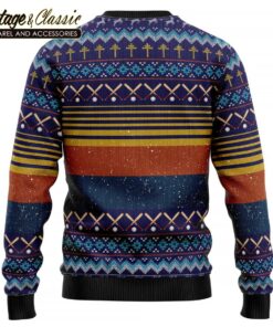 Baseball Jesus Save Ugly Christmas Sweater Xmas Sweatshirt