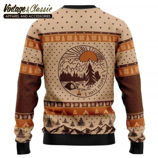Bear Camping Christmas Ugly Christmas Sweater, Shuh Duh Fuh Cup Xmas Sweatshirt