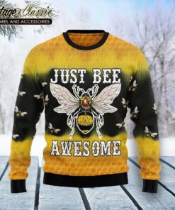 Bee Tie Dye Ugly Christmas Sweater