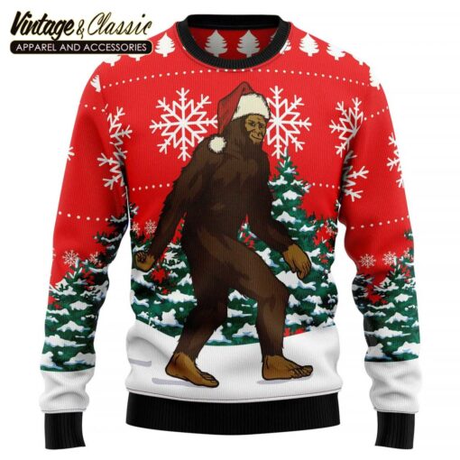 Bigfoot Ugly Sweater, Christmas Sweater
