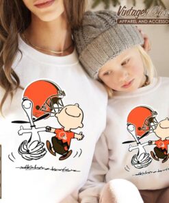 Charlie Brown Snoopy Cleveland Browns Shirts