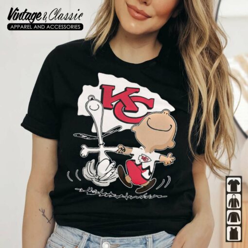 Charlie Brown Snoopy Kansas City Chiefs Shirt