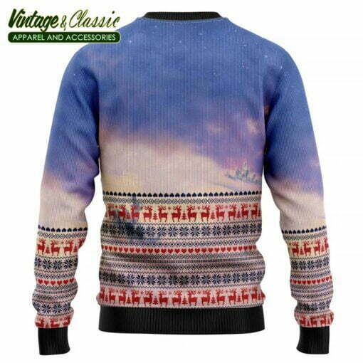 Cowboy Santa Claus Ugly Christmas Sweater Sweatshirt