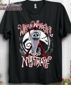 Disney The Nightmare Before Christmas Shirt Jack Santa Claus T shirt