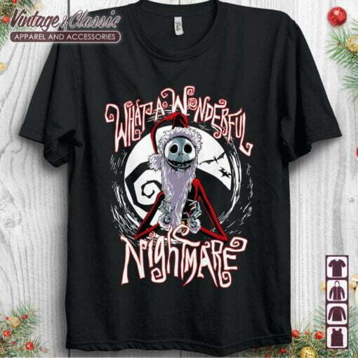 The Nightmare Before Christmas Shirt, Jack Santa Claus