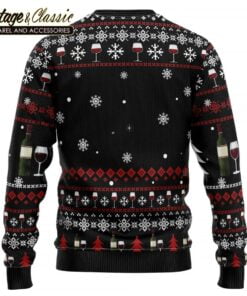 Drink up Wine Snowmies Ugly Christmas Sweater Xmas Sweatshirt