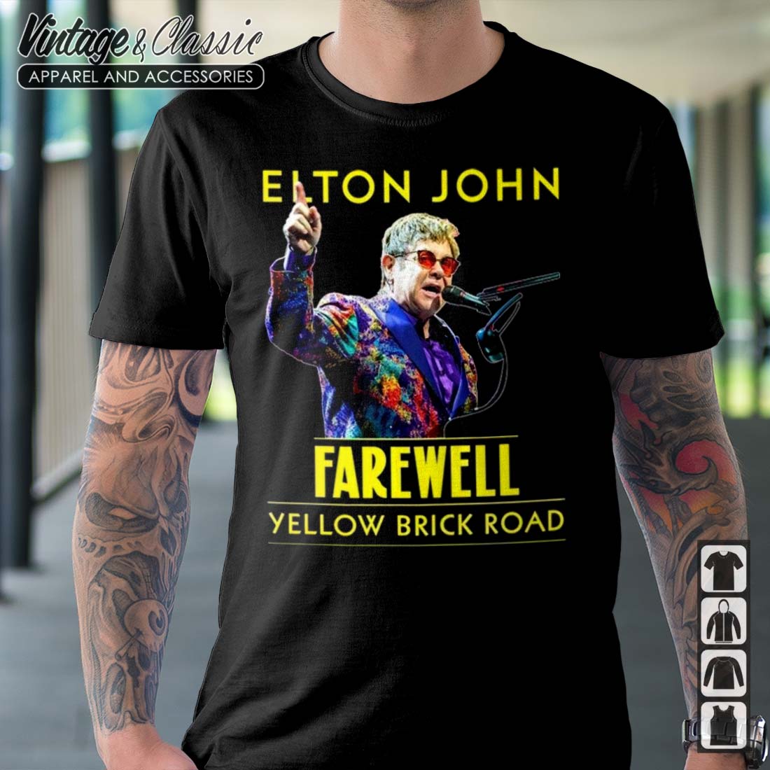 Elton John Farewell Yellow Brick Road 2018 t shirt - Phoenix Tees