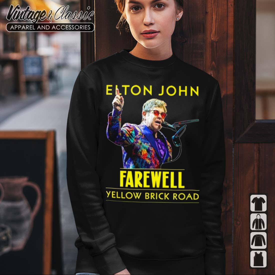 Elton John Farewell Tour Farewell Yellow Brick Road Tour 2022 T-shirt - Ink  In Action