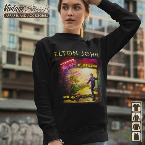 Elton John Farewell Tour Tshirt, Yellow Brick Road