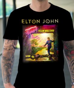 Elton John Farewell Tour Tshirt Yellow Brick Road tshirt
