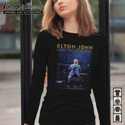 Elton John T-shirt, Farewell form Dodger Stadium, Gift For Elton John Fans