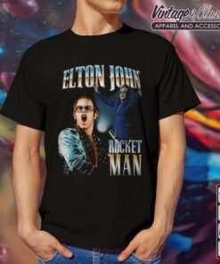 Elton John Rocket Man Retro Vintage T Shirt