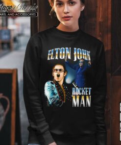 Elton John Rocket Man Retro Vintage longsleeves