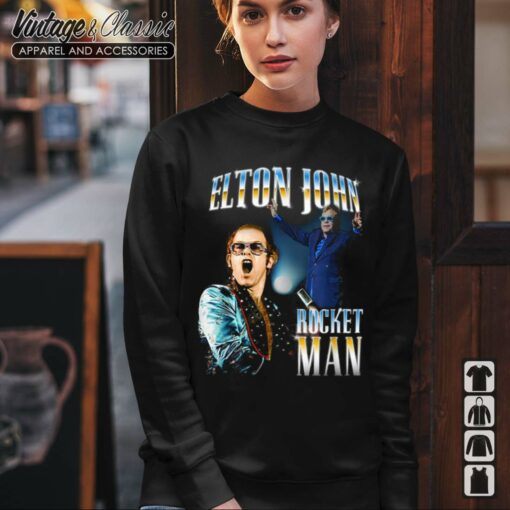 Elton John T-Shirt, Elton John Rocket Man ,Gift For Elton John Fans