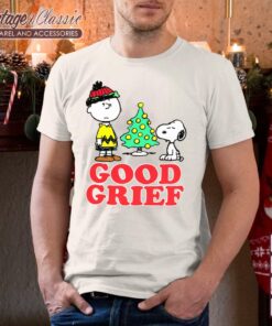Good Grief Charlie Brown Snoopy Christmas Tree T shirt