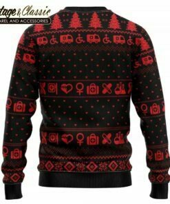 Grinch Nurse Ugly Christmas Sweater Xmas Sweatshirt