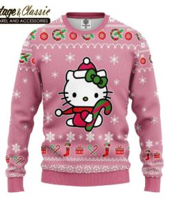 Hello Kitty Cute Ugly Christmas Sweater Sweatshirt front