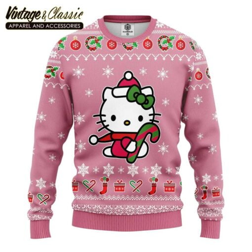 Hello Kitty Cute Ugly Christmas Sweater Sweatshirt