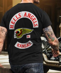 NFL Football Custom Shirt Death Skull Angel Wings, Kansas City