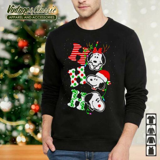 Ho Ho Ho Snoopy With Minne Christmas Shirt